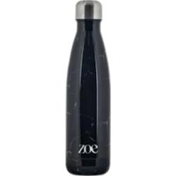 ZOE Butelka termiczna ze stali nierdzewnej, czarna 500 ml