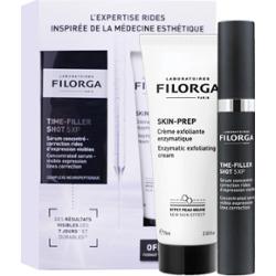 Filorga Zestaw Time-Filler 5XP Serum korygujące zmarszczki + krem złuszczający skóręPrep