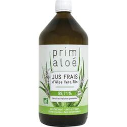 Prim Aloe Świeże soki do picia Organiczny Aloe Vera 99,71% Prim'aloes Label Cae 1l