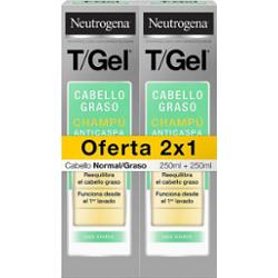 Szampon przeciwłupieżowy Neutrogena T-Gel do włosów normalnych przetłuszczających się 250ml