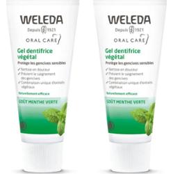 Weleda Roślinna pasta do zębów w żelu o smaku zielonej mięty 2x75ml