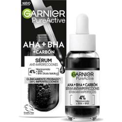 Garnier Pure Active Aha Bha Charcoal Serum przeciw niedoskonałościom 30ml