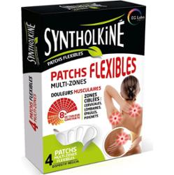 Synthol SyntholKiné Elastyczne wielostrefowe plastry przeciwbólowe x4