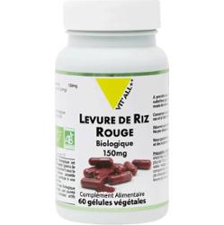 Vit'All+ Organiczny czerwony ryż drożdżowy 150 mg 60 kapsułek