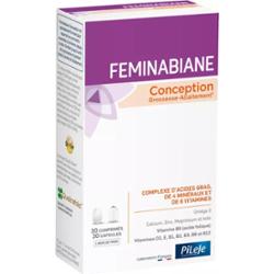 Pileje Feminabiane Design 30 tabletek + 30 kapsułek