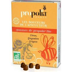 Propolia Cukierki z syropem Propolis D'agave Organiczny Imbir i Cytryna 45g