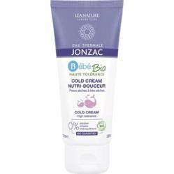 Woda termalna Jonzac Cold Cream Woda termalna Odżywcza i zmiękczająca Bebe Organiczny krem do twarzy i ciała 100ml