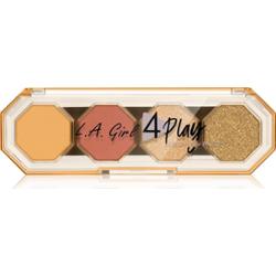 L.A. Girl Cosmetics 4 Play paleta cieni do powiek odcień Juicy 3.2 g