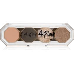 L.A. Girl Cosmetics 4 Play Paleta cieni do powiek Color Seduce 3,2 g