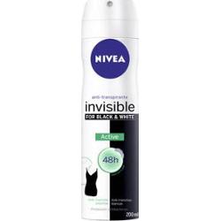 Aktywny dezodorant w sprayu 200 ml Nivea Czarno-biały