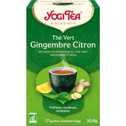 Yogi Tea Organiczna zielona herbata imbirowo-cytrynowa 17 saszetek
