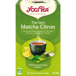 Yogi Tea Organiczna herbata zielona Matcha z cytryną 17 saszetek