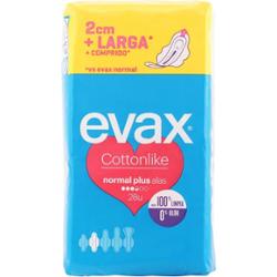 Evax Podpaski higieniczne Cottonlike Normal Plus ze skrzydełkami 28 szt.