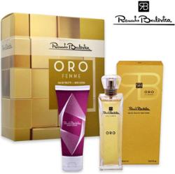 Renato balestra gold pour femme: edt 100 ml + balsam do ciała 100 ml
