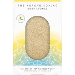 The konjac sponge company Mandala Konjac Gąbka do ciała z żółtej glinki