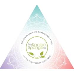 The konjac sponge company Opakowanie płatków do oczyszczania oczu, 6 szt.