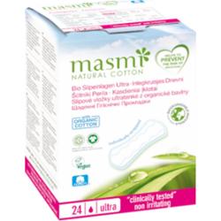 Masmi Wkładki higieniczne Ultra Thin Organic, 24 sztuki