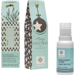 Leo & lilo Balsam do rąk i ciała Aloe Vera w świątecznym pudełku prezentowym (50 ml)