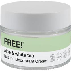 Bezpłatny! organiczny krem dezodorujący Naturale Aloes i biała herbata 50g
