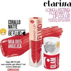 Be fluid lip color angelica coral matte 4 ml