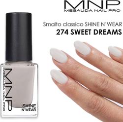 Klasyczny lakier do paznokci Mnp Shine n'wear 274 Sweet Dreams