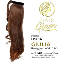 GIULIA HAIR GLAM OGON Z WŁÓKNEM NA RZEP REVOLUTION 2+30 70cm