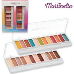 Magic studio Mattevsmetalowa paleta cieni do powiek