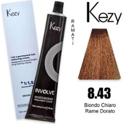 Kezy dotyczy koloru 100 ml jasny złoty miedziany blond 8.43