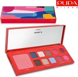 PUPA Milano Pupart S paleta wielofunkcyjna do oczu i ust RED 11.4 g