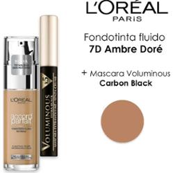 Podkład L'Oreal Accord Parfait 7D + czarny, pogrubiający tusz do rzęs