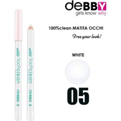 Debby 100% kredka do oczu clean 5 biały