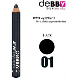 Debby kredka do oczu jewel 01 czarny metal