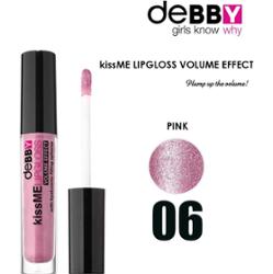 Debby błyszczyk do ust kissme objętość 06 pink
