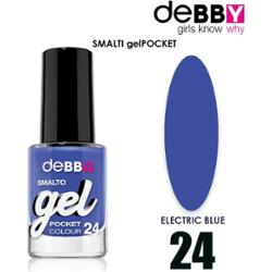 Debby żel kieszonkowy lakier 24 elektryczny niebieski