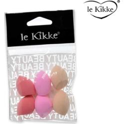 Le kikke Gąbka do makijażu w kolorze czerwono-różowo-beżowym