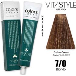 Vitastyle Kremowa farba do włosów bez amoniaku 100 ml 7.0