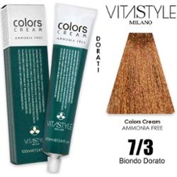Vitastyle Kremowa farba do włosów bez amoniaku 100 ml 7.3