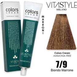 Vitastyle Kremowa farba do włosów bez amoniaku 100 ml 7.9