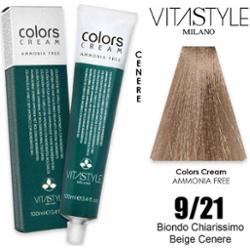 Vitastyle Kremowa farba do włosów bez amoniaku 100 ml 9.21