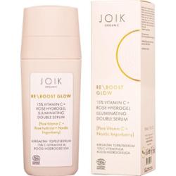 Joik organic Re-Boost Glow 15% C-witamina + Rose Hydrogel Rozświetlające podwójne serum 30ml