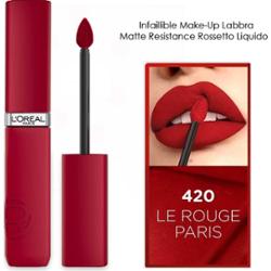 L'oreal płynna pomadka Infaillible Matte Resistance 16h n.420