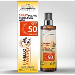 Retinol complex Hello Summer Spray o wysokiej ochronie przeciwsłonecznej SPF 50 150 ml