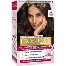 L'Oreal Excellence Triple Treatment Color No. 3 Ciemny Brąz