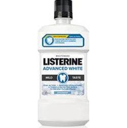 Listerine Advanced White Mild Taste - Płyn do płukania jamy ustnej o działaniu wybielającym - 500 ml