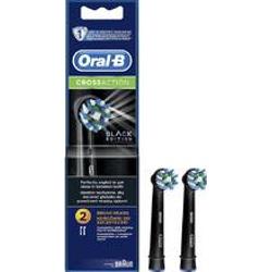 Oral b Cross Action EB50 Czarny - Końcówki wymienne - 4 sztuki
