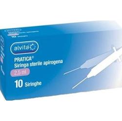 Alliance Alvita Strzykawka 2,5ml Model Igła G23 10 sztuk