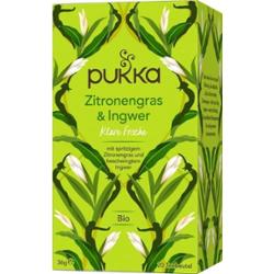 Pukka Herbata ziołowa organiczna z trawą cytrynową i imbirem, 20 sztuk (36 g)