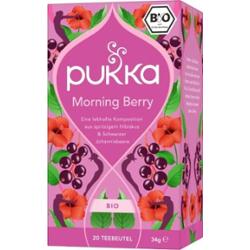 Pukka Morning Berry Organic Fruit Herbal Tea, 20 saszetek (34 g)