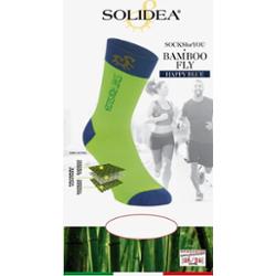 Solidea Skarpetki For You Bamboo Fly Happy Blue Compression 18 24mmHg Red 5XXL