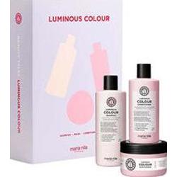 Maria Nila Luminous Color Set - Rozświetlający zestaw upominkowy do włosów farbowanych